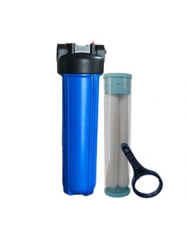 Wellon UltraClear UF Turbidity Filter Jumbo housing + Uf Filter (Washable), Spanner, Clamp (20 INCH)